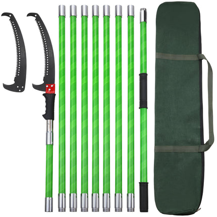 30 Feet Tree Pole Pruner Manual Branches Trimmer Tree Branch Garden Tools Loppers Hand Pole Saws Extendable Height