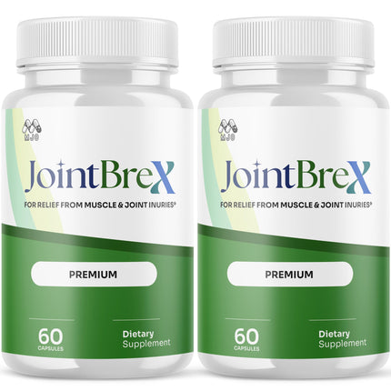 (2 Pack) JointBrex Capsules, Official Joint Brex Pills with All Natural Ingredients, Advanced Overall Health and Wellness Vitamin Supplement Formula with Maximum Strength Multivitamins (120 Capsules)