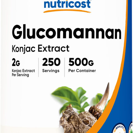 Nutricost Glucomannan Powder 500 Grams