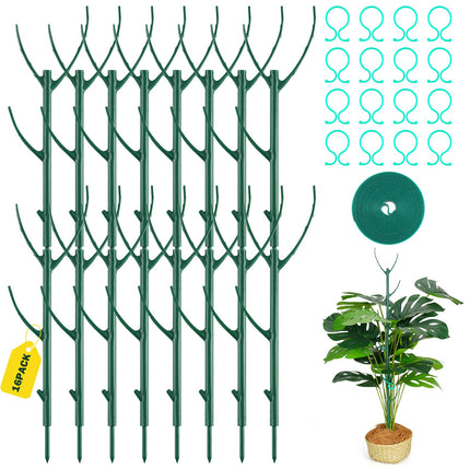 16Pack Stackable Plant Support Stakes, Monstera Plant Support