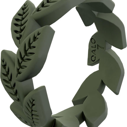 QALO Women's Silicone Ring, Vine for Women (Sage, Sage, Size 6