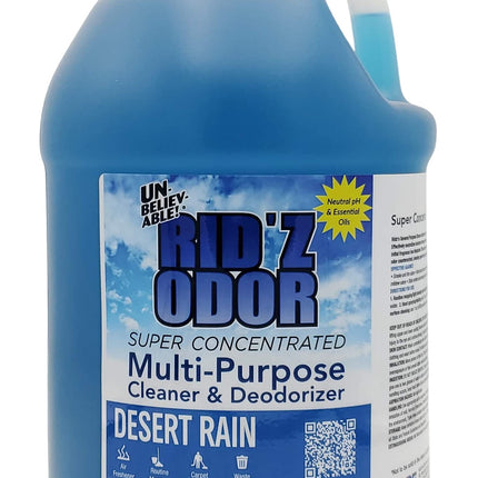 Unbelievable! RID'Z Super Concentrate Multi-Purpose Cleaner & Deodorizer - Desert Rain, 1 Gallon, 1 Count, 128 Fl Oz (Pack of 1)