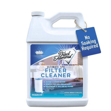Black Diamond Stoneworks Ultimate Spa Filter Cleaner Fast-Acting Spray. Works Instantly on Hot Tub & Pool Filters Leaving Behind no Sticky Residue. Prolongs Filter Life and Pool Equipment. No Soaking