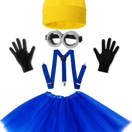 WISHTEN 5 PCS Halloween Costumes for Women Adult,Halloween Cosplay Dress up