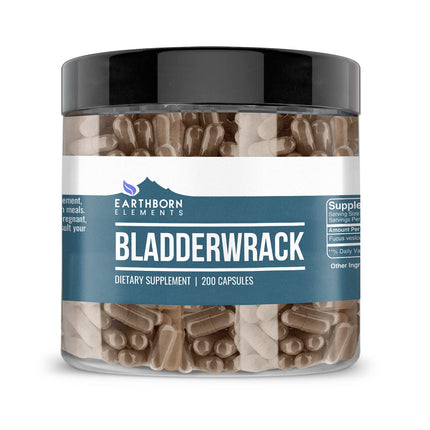 Earthborn Elements Bladderwrack 200 Capsules, Pure & Undiluted, No Additives