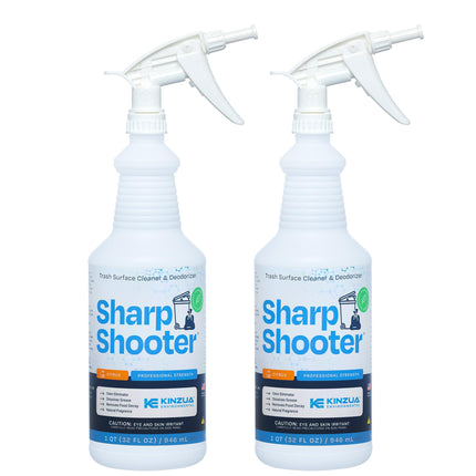 Sharpshooter Trash Can Cleaner, Odor Eliminator, Citrus, 32 oz, 2-Pack