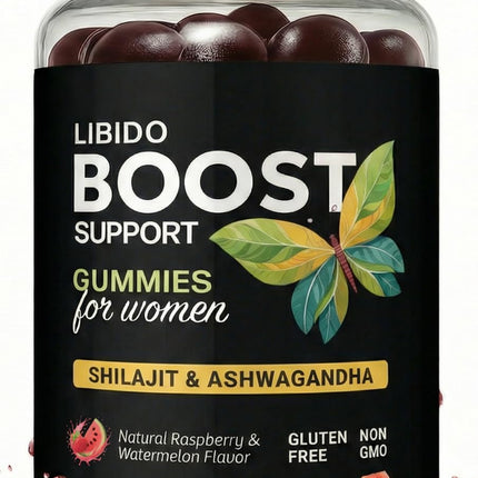 Enyvia Libido Support for Women Gummies - Fast Acting Intimacy and Mood Support Libido Gummies for Women with Shilajit and Ashwagandha - 60 Ct