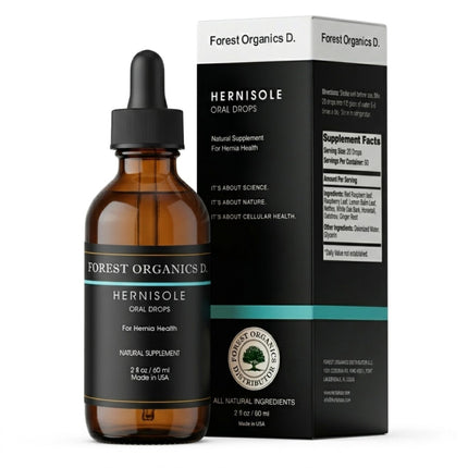 Hernia Health Dietary Supplement - Extract from 24 Plants for Digestive Support - Herbal Hernia Support Drops - Strengthens Weak Tissues and Aids with Hernias I Hernisole