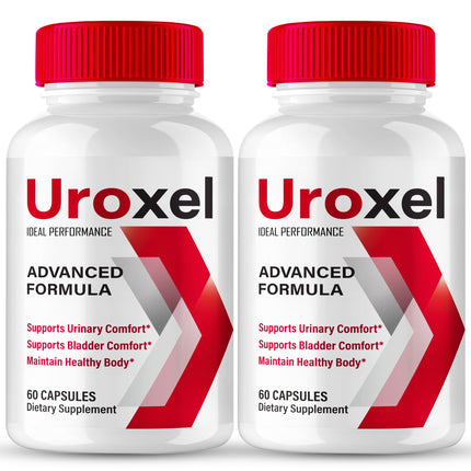Uroxel Capsules, Advanced Uroxel Prostate Health Supplements - Bladder Comfort & Daily Urinary Support -Maximum Strength for Daily Wellness & Comfort, All Natural Support Uroxel Reviews (2 Pack)