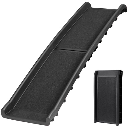 Folding Dog Ramp for Car 61 Inches Dog Ramps for Large Dogs Non-Slip Surface Portable Dog Car Ramp for SUV Car & Truck Outdoor Pet Ramp