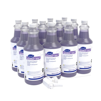 Diversey Speedball Power Cleaner & Degreaser, RTU Spray, 32 oz, 12 Pack
