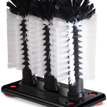 Glass Washer Brush Cleaner - 3 Brushes per Base