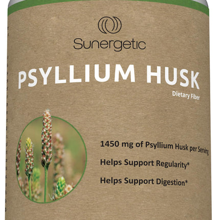 Premium Psyllium Husk Fiber Supplement 1450mg, 240 Capsules