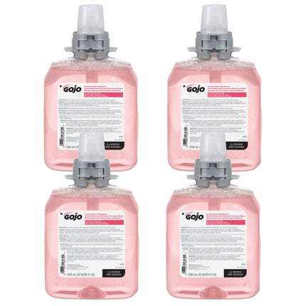 Gojo FMX-12 Foam Soap Refill, Cranberry Scent, 4ct x 1250 mL - 5161-04