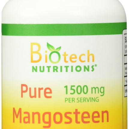 Biotech Nutritions Pure Mangosteen Capsules, 90 Count