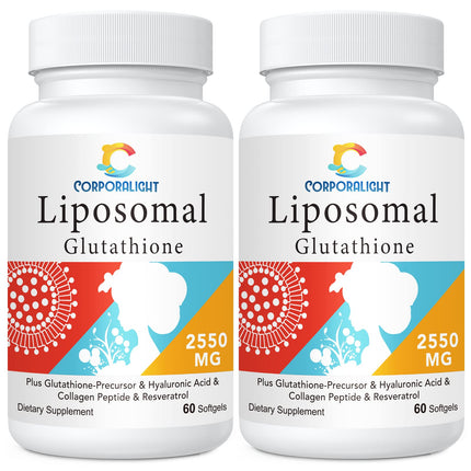 Liposomal Glutathione Softgels, Enhanced Absorption - Liposomal Delivery, Active Form L-Glutathione, Cellular, Immune Function & Liver Detox, Rich in Antioxidant Formula, Gluten Free, 120 Softgels