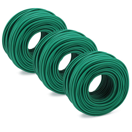 YDSL 88 feet Garden Flexible Wire, 3Pcs Soft Twist Plant Ties for Plant Vines and Office Organization (Diameter - 3MM)