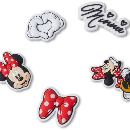 Crocs Unisex Jibbitz Shoe Charms Multi-Packs, Disney & Friends Collection Minnie Dress One Size Medium