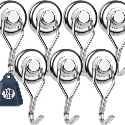 DIYMAG Magnetic Hooks,120LBS Heavy Duty 7P 2026 Cruise Ship Essentials