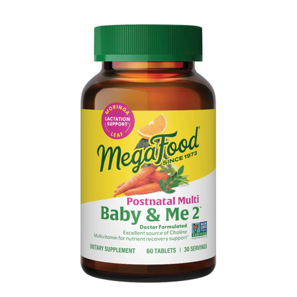Megafood Baby & Me 2 Postnatal Multivitamin, 60 CT