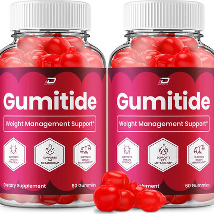 Gumitide ACV Gummies Supplement, Gumitide Gummy Advanced Formula Natural Ingredients, Reviews - 2 Pack - 120 Gummies