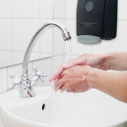Health Guard Foaming Antibacterial Hand Soap #21352, for use with discontinued Member's Mark/Sam's Club/Ecolab soap dispenser, same formula as discontinued soap #915169, 4/1000 mL refill bags