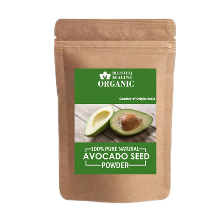 Blessfull Healing Organic 100% Pure Natural Avocado Seed Powder | 200 Gram / 7.05 oz