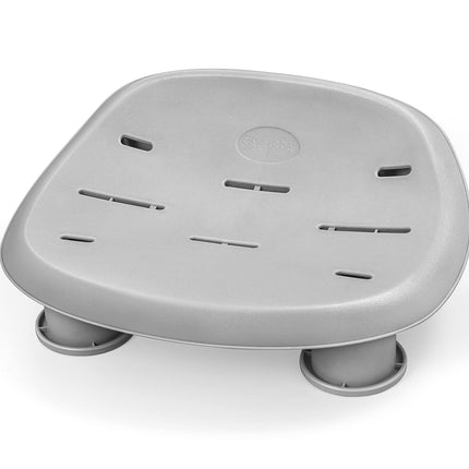 Bestway SaluSpa Underwater Durable Non Slip Swimming Pool and Spa Comfort Seat with Adjustable Height Legs and Weighted Feet, Gray