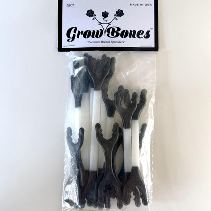 Grow Bones Premium Branch Spreaders, Plastic Training Tools, 15-Piece Multi-Pack, 3-6 Inch Lengths, Reusable