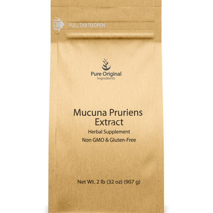 PURE ORIGINAL INGREDIENTS Mucuna Pruriens (2 lb), Pure and Natural, Non-GMO, Gluten-Free