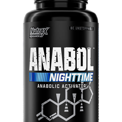 Nutrex Anabol PM Nighttime Muscle Builder & Sleep Aid | Anabolic Muscle Building Supplement | Clinically Researched RIPFACTOR, Epicatechin & More | Post Workout Muscle Recovery & Strength – 60 Pills