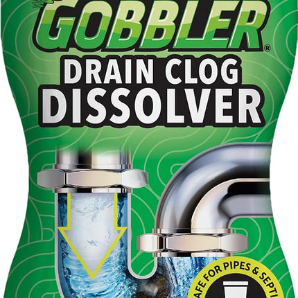 Green Gobbler Drain Clog Dissolver, Drain Opener-Cleaner ,Toilet Clog Remover, 31 oz