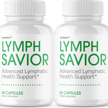 (2 Pack) Lymph Savior - Official Lymph Savior Capsules Advanced Formula with All Natural Ingredients, LymphSavior Pills for Wellness & Overall Health Support Reviews, 120 Capsules for 2 Months