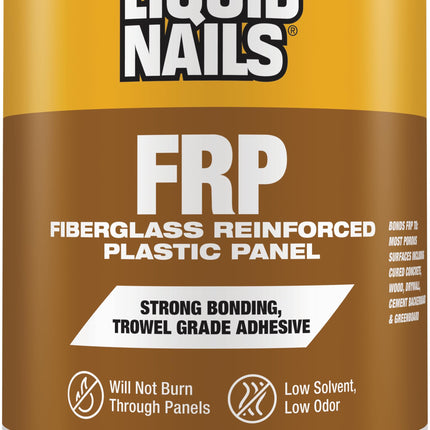 Liquid Nails Fiberglass Reinforced Panel (FRP) 1 gal. Low VOC Adhesive (Pack of 6)