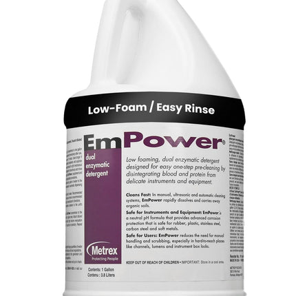 Metrex EmPower Dual-Enzymatic Detergent, 1 Gallon