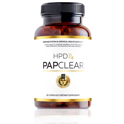 PAPCLEAR Physician Formulated | All Natural Immune Support Supplement | Advanced Powerful Immunity Booster | 21 Vitamins & Nutrients with Organic Shiitake Mushroom & Lycopene | 90 Capsules | Pack of 1