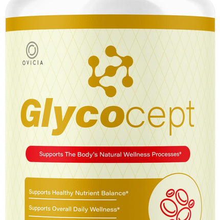 Glycocept - Glycocept Advanced Formula Support Capsules All Natural Premium Ingredients Maximum Strength, Daily Pills Support Vitamins for Health and Wellness, 60 Capsules for 1 Month