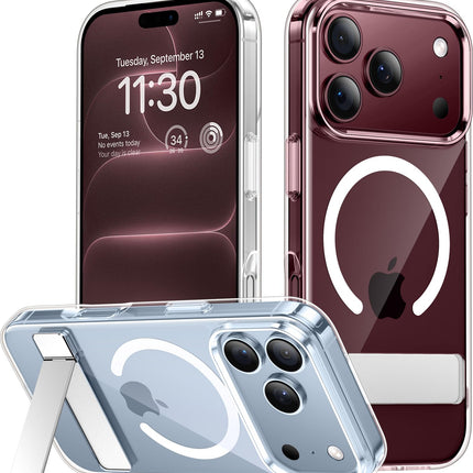 SPIDERCASE for iPhone 17 Pro Case/iPhone 18 Pro Case,Magnetic,Clear