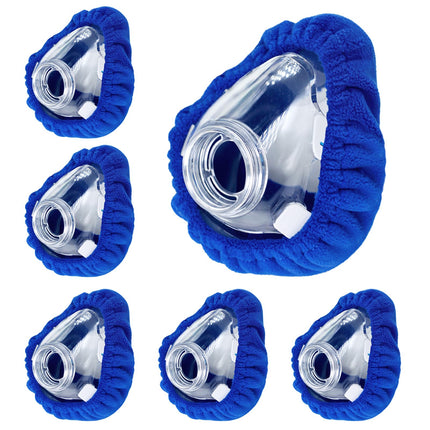 NATAKU 6-Pack Medium CPAP' Mask Liners Complitable for Resmed F20 Full Face Mask Cushions, Ultra-Soft Micro-Fleece Reduces Air Leaks & Pressure Marks, Reusable Mask Covers, Breathable for All-Night