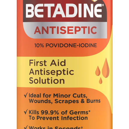 Betadine Antiseptic Povidone Iodine Solution 8 Fl Oz