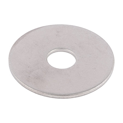3/16" x 1" Fender Washer (100 Pack) Zinc Plated Steel, Meets ASME B18.21.1 Industrial/Commercial Grade by Makers Bolt