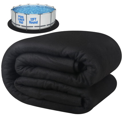350 G/M² Pool Liner Pad 24 FT Round Above Ground,Pool Padding Under Pool|Prevent Puncture|Thick Geotextile Material|Extend Life of Liner|Double Density Puncture Resistant,Outdoor Pool Bottom Pads