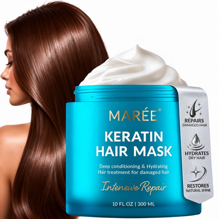 MAREE Deep Conditioning Hair Mask for Damaged Hair - Deep Hydrating Protein
