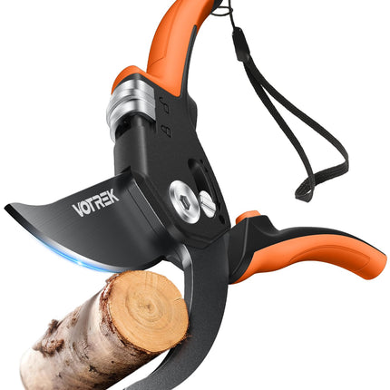 VOTREK® Pruning Shears, Patented Stepless Handle Opening for All Hand Size