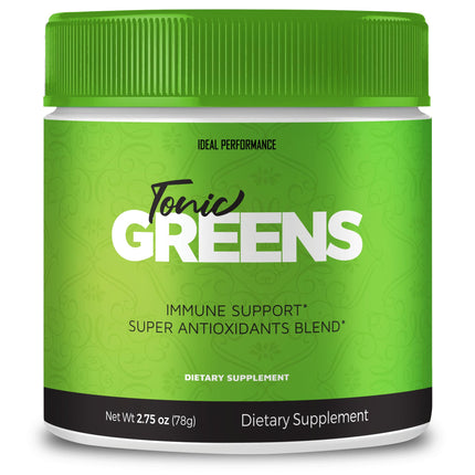 Tonic Greens Powder Vitamin Supplement Advanced Formula - Natural Green Blend Energy Supplement - Maximum Strength, TonicGreens BCAA, Tonic Greens All Natural Formula Powder Support Reviews (1 Pack)