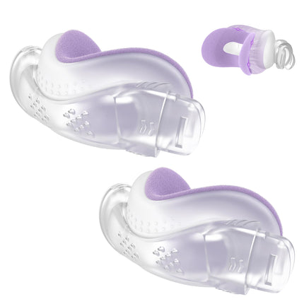 2 Packs Improved Cushion for Airtouch N30i & Airfit N30i, with Soft Fleece Fabric, Warm & Breathable, Non-Slip Nasal Pillow Mask, Replacement CPAP Supplies, Old Version - Purple (Medium)