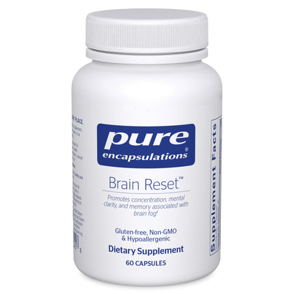 Pure Encapsulations Brain Reset | Supports Concentration, Clarity, and Memory Associated with Brain Fog | 60 Capsules*