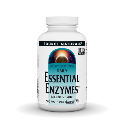 Source Naturals Essential Enzymes Digestive Aid* - 500mg - 240 Capsules