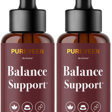 (2 Pack) Pureveen Drops – Pureveen Liquid Support Drops Advanced Formula All Natural Ingredients Daily Premium Maximum Strength, Vitamin Support for Health and General Wellness, 2 Bottles for 2 Months