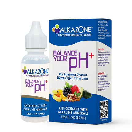 Alkazone Balance Your pH Plus Antioxidants Alkaline Mineral Drops Enhance Your Hydration with Every Drop!